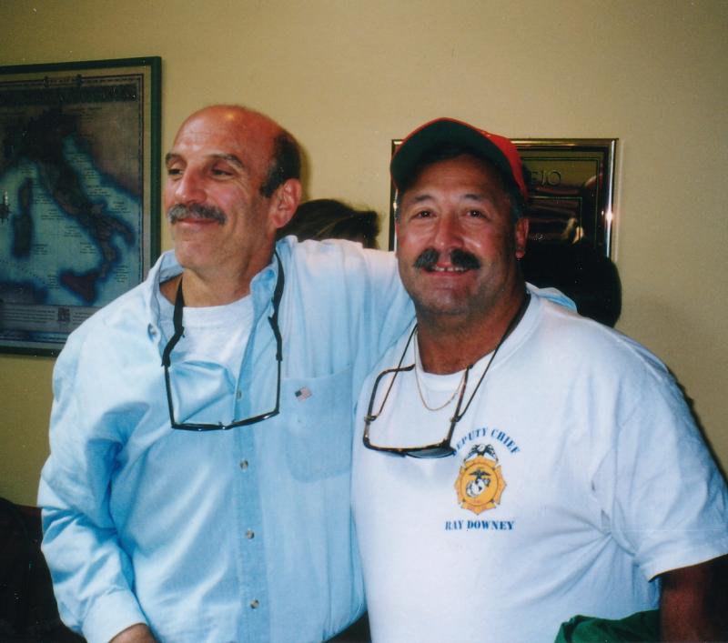David Einsidler and myself at the Pizza Party 2003